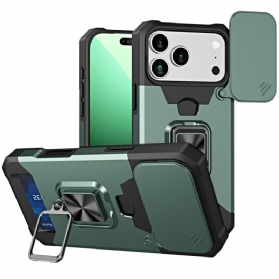 Hülle iPhone 17 Pro Max Robuster Ständer Und Schiebeabdeckung