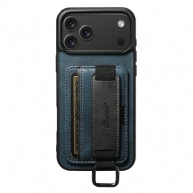 Hülle iPhone 17 Pro Max Suteni Kartenhalter Und Gurt