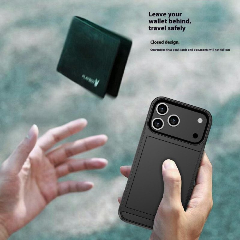 Hülle iPhone 17 Pro Max Verschiebbarer Kartenhalter