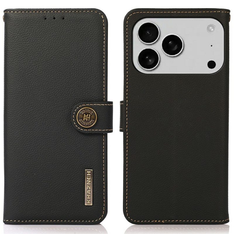 Lederhüllen iPhone 17 Pro Max Klassisch Khazneh