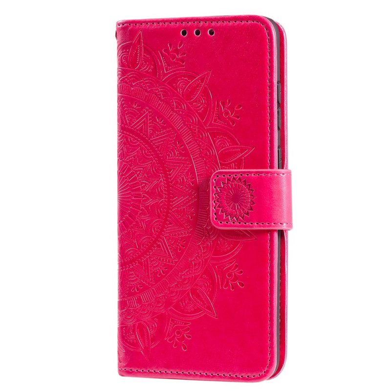 Lederhüllen Für Samsung Galaxy A13 Sonnenmandala