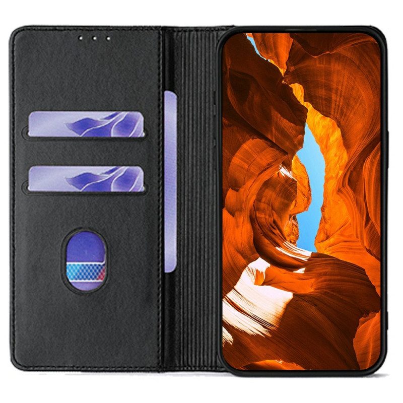 Flip Case Für Xiaomi 15 Pro Rfid-schutz Mit Wellenmuster