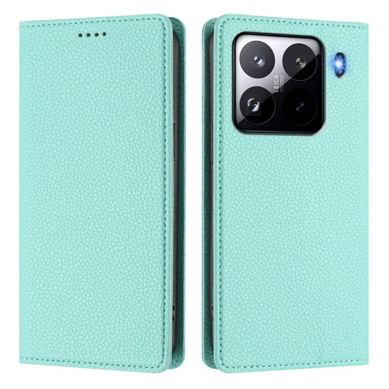 Flip Case Xiaomi 15 Pro Rfid-blockierendes Kunstleder