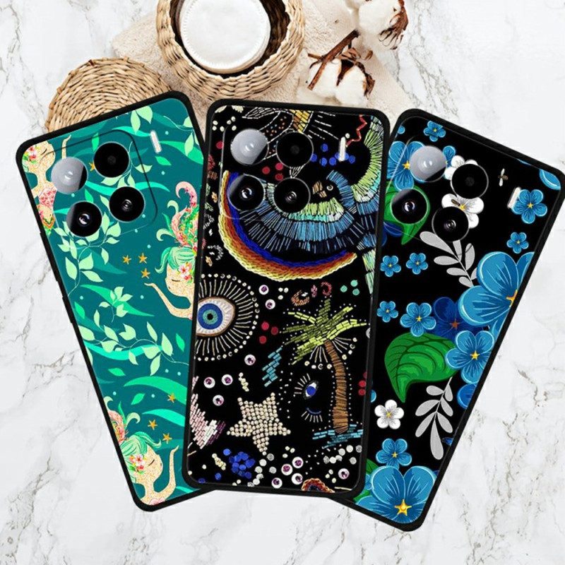 Hülle Für Xiaomi 15 Pro Rote Blumen