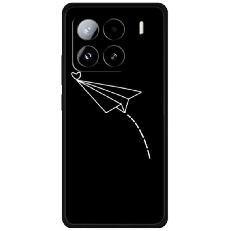 Hülle Xiaomi 15 Pro Handyhülle Flugzeug Und Herz