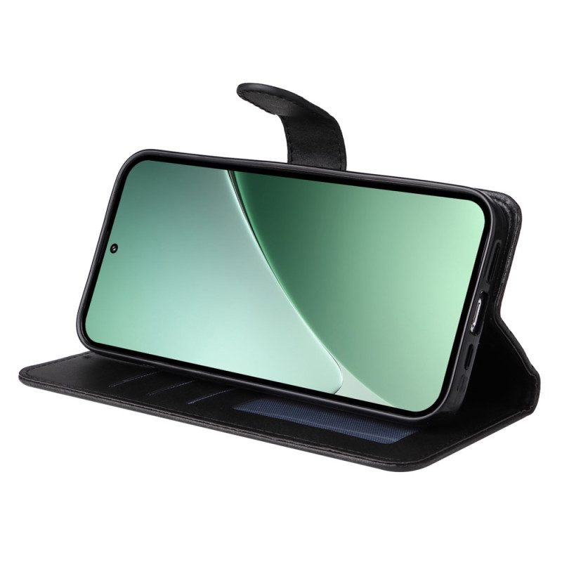Lederhüllen Für Xiaomi 15 Pro Glattlederoptik Mit Riemen