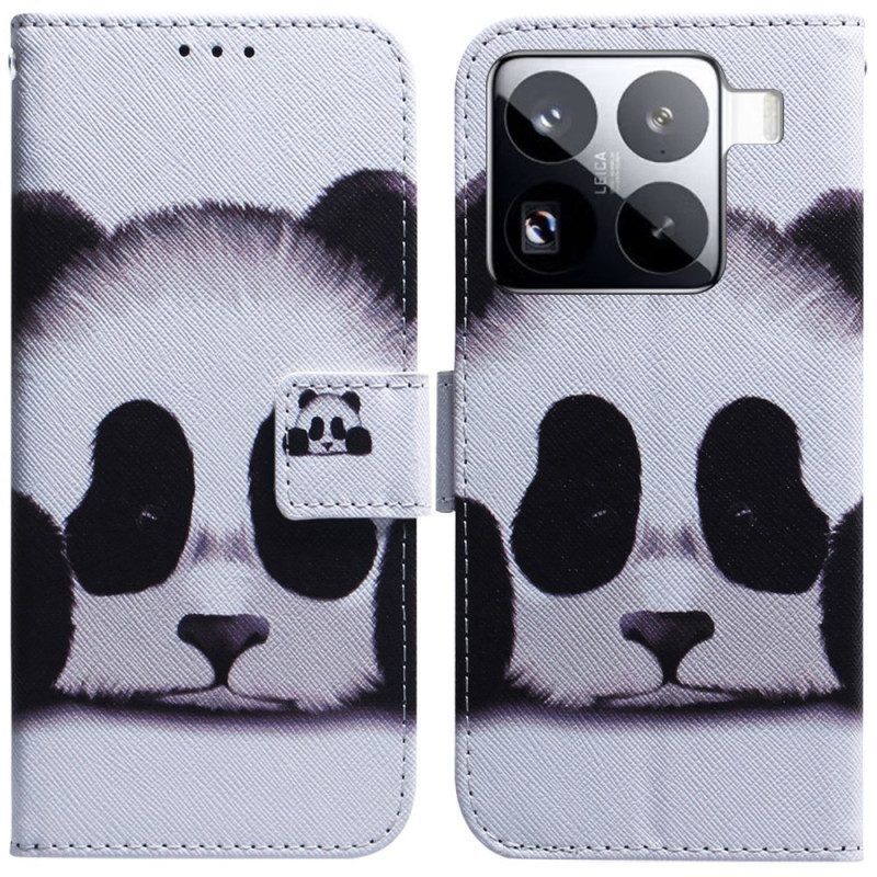 Lederhüllen Für Xiaomi 15 Pro Panda