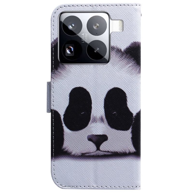 Lederhüllen Für Xiaomi 15 Pro Panda