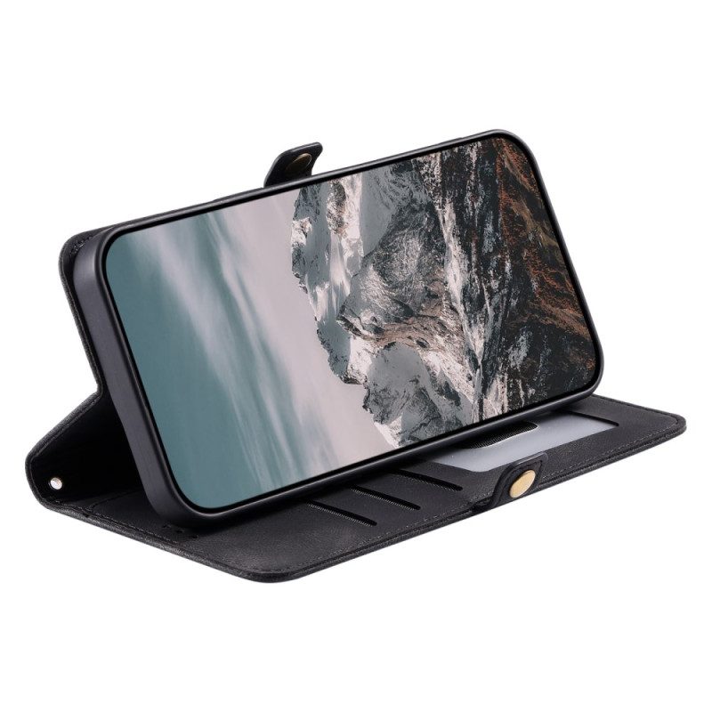 Lederhüllen Für Xiaomi 15 Pro Riemen Mit Totem-muster