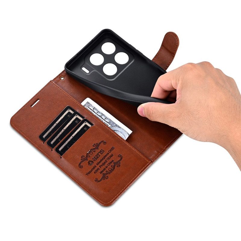 Lederhüllen Xiaomi 15 Pro Handyhülle Azns