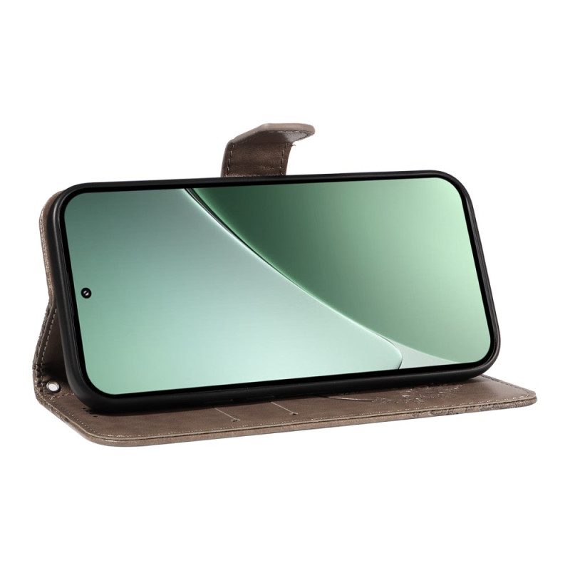 Lederhüllen Xiaomi 15 Pro Handyhülle Schmetterlingsdesign