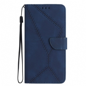 Lederhüllen Xiaomi 15 Pro Streifen Und Linien