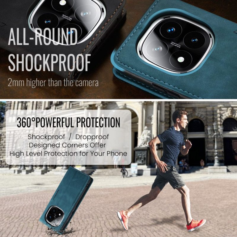 Flip Case Poco X7 5g Handyhülle Caseme In Wildlederoptik