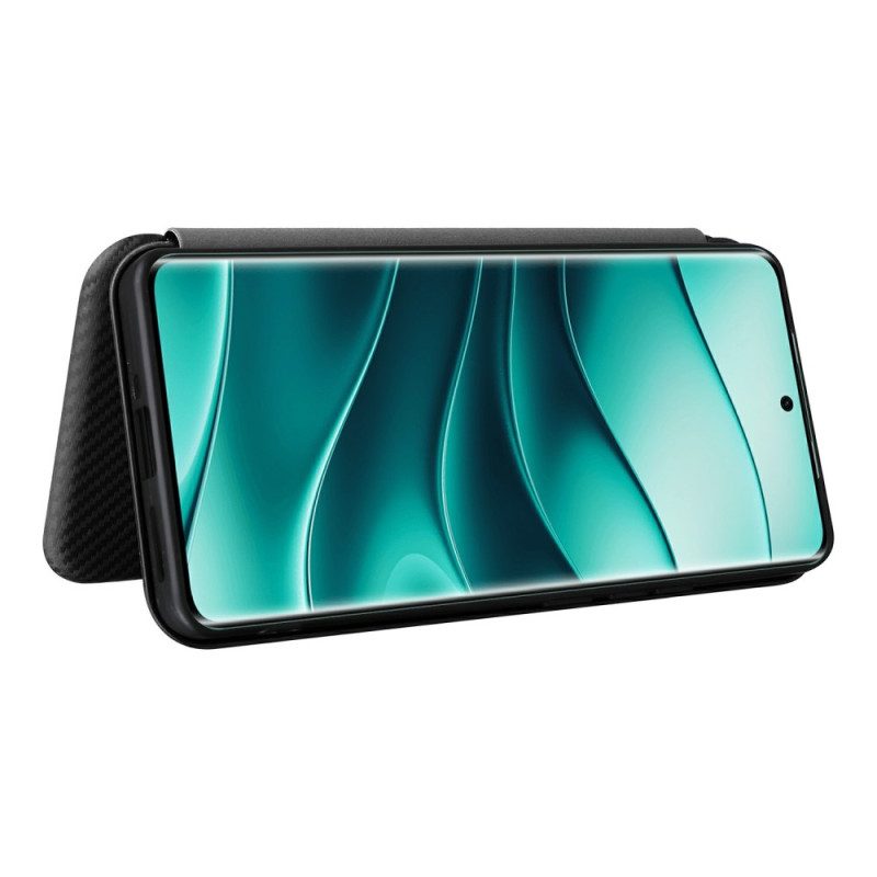 Flip Case Poco X7 5g Handyhülle Kohlefaser