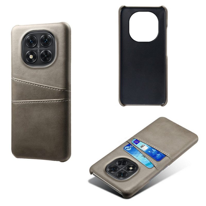 Hülle Für Poco X7 5g Doppelter Kartenhalter In Lederoptik