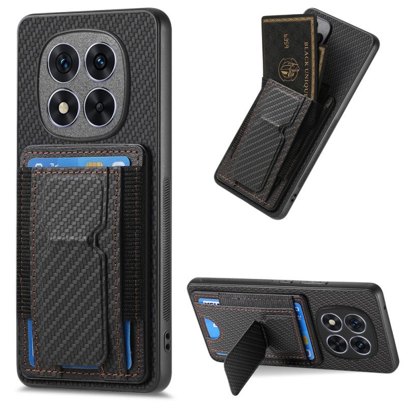 Hülle Für Poco X7 5g Ständer Und Kartenhalter Aus Carbonfaser