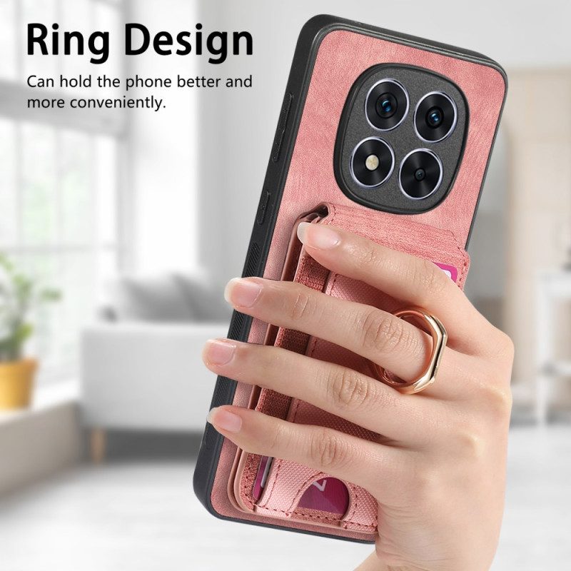 Hülle Poco X7 5g Magnetischer Kartenhalter Mit Vertikaler Klappe