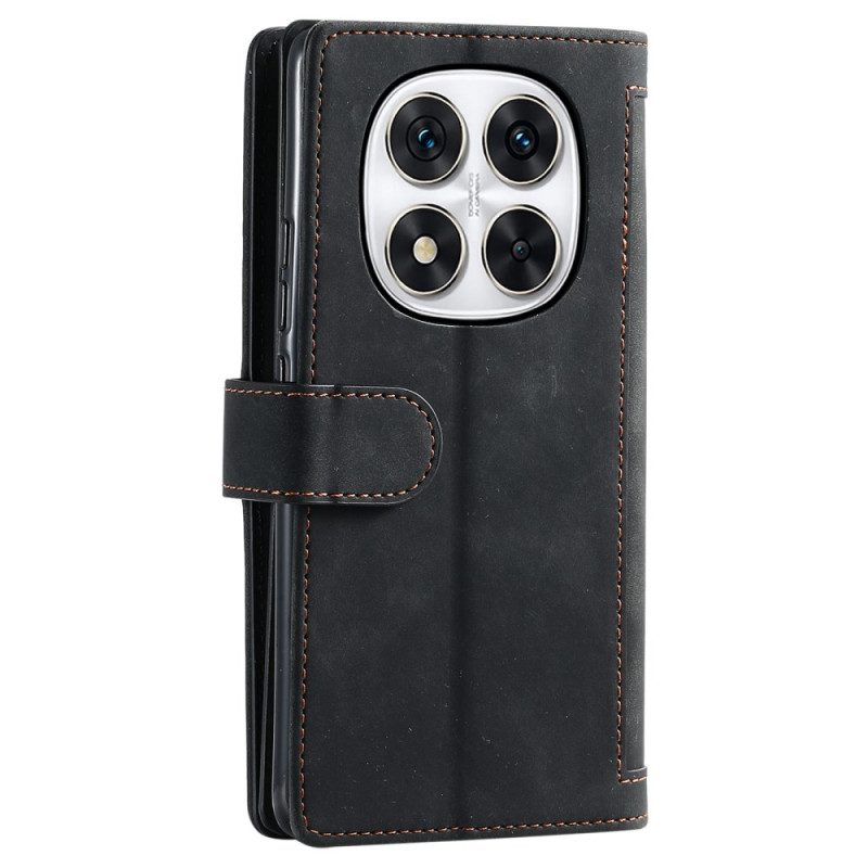 Lederhüllen Für Poco X7 5g 9 Kartenfächer