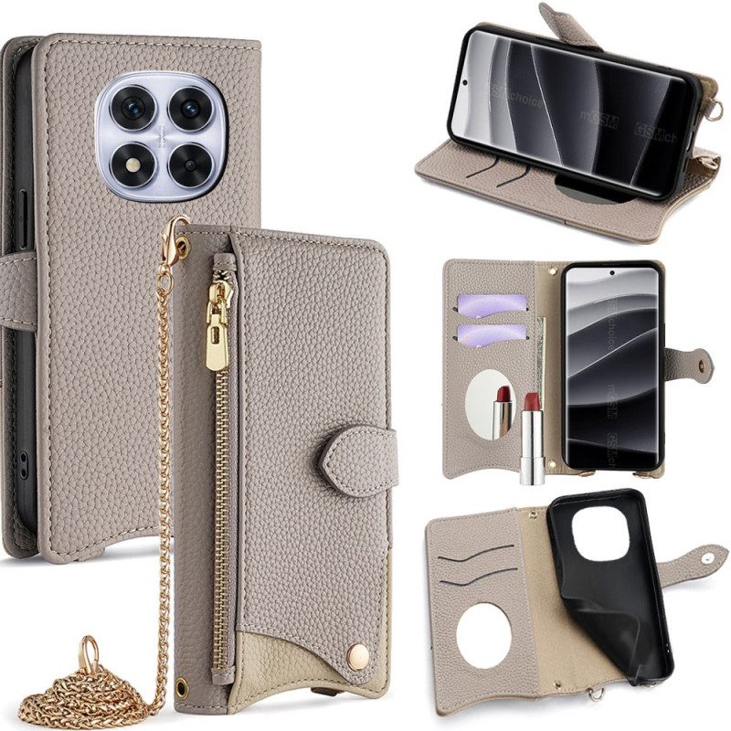 Lederhüllen Für Poco X7 5g Geldbörse Mit Kette