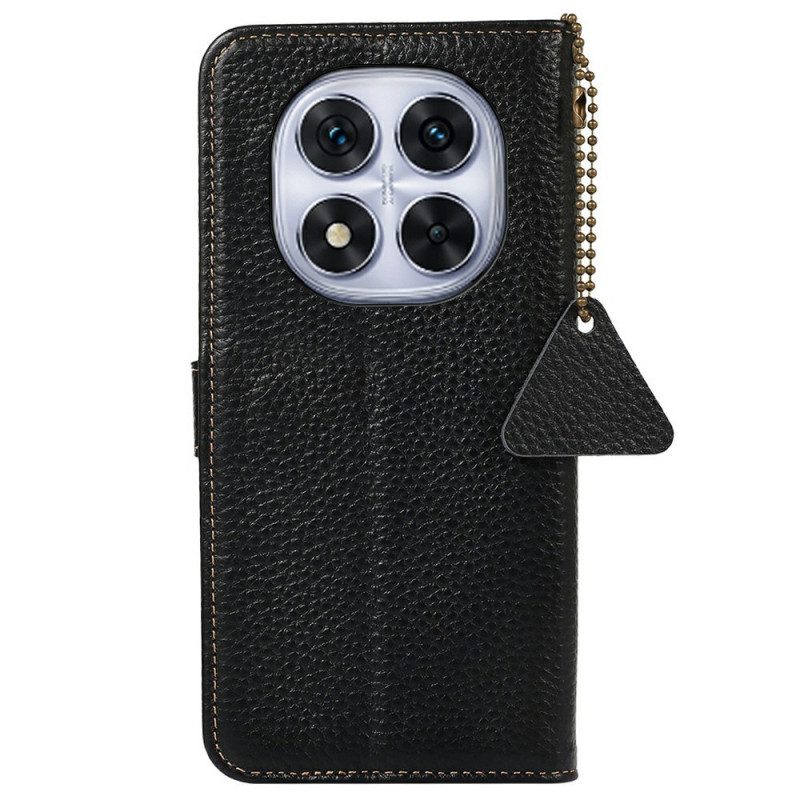 Lederhüllen Poco X7 5g Handyhülle Echtleder Rfid-blockierung