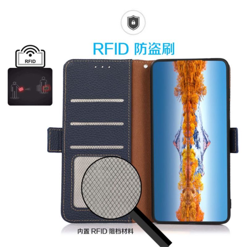 Lederhüllen Poco X7 5g Kazneh Rfid-schutzleder