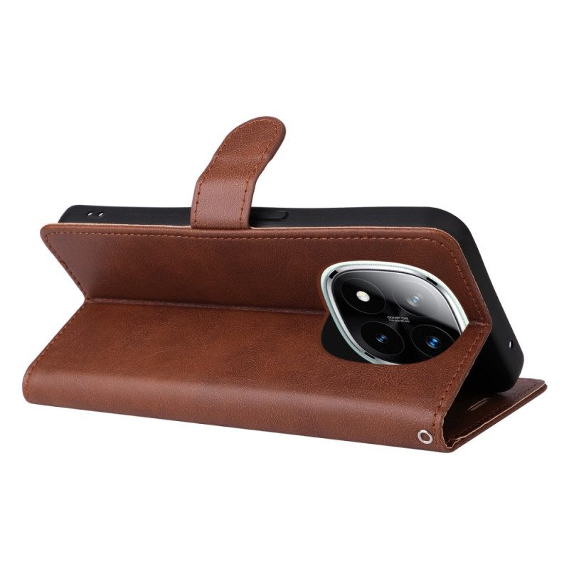 Lederhüllen Poco X7 5g Schlichtes Kunstleder