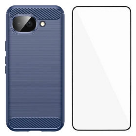 Hülle Für Google Pixel 10a Carbonfaser Mit Displayschutzfolie