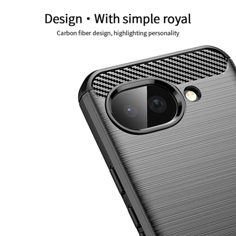 Hülle Google Pixel 10a Handyhülle Gebürstete Kohlefaser