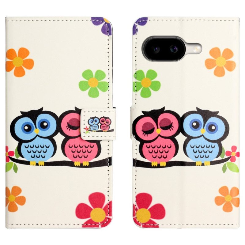 Lederhüllen Für Google Pixel 10a Eulenpaar