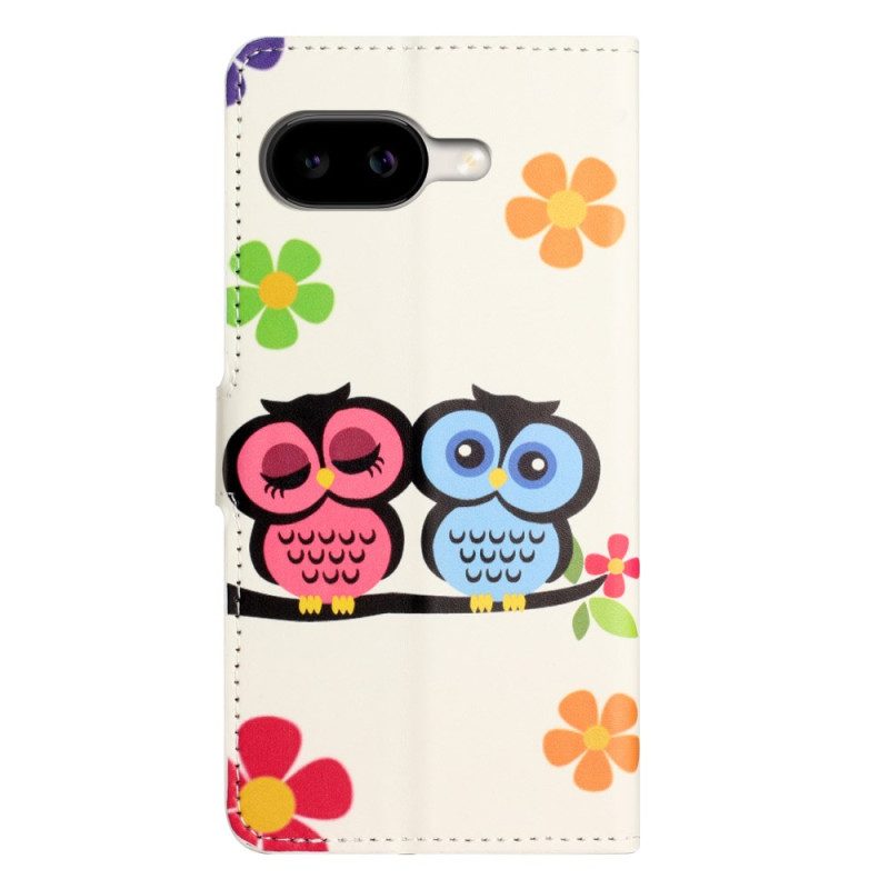 Lederhüllen Für Google Pixel 10a Eulenpaar