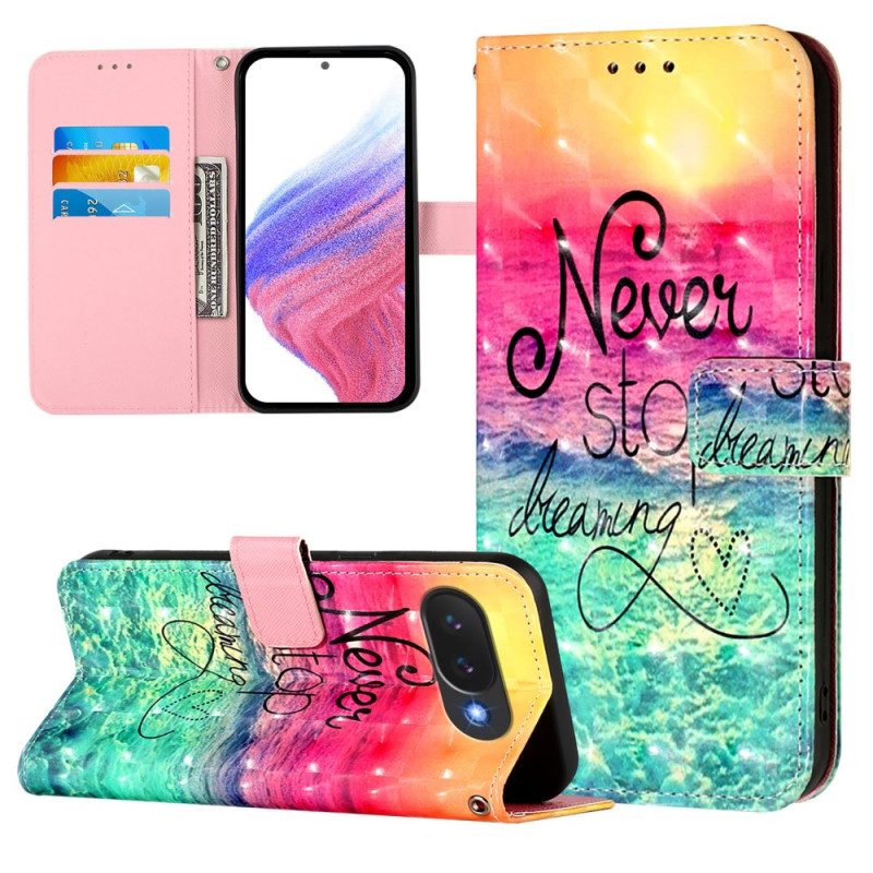 Lederhüllen Für Google Pixel 10a Hör Niemals Auf Zu Träumen