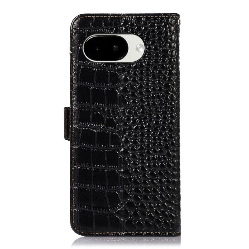 Lederhüllen Für Google Pixel 10a Leder In Krokodiloptik