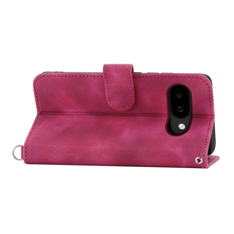 Lederhüllen Für Google Pixel 10a Mandala-wildleder-effekt Mit Schulterriemen