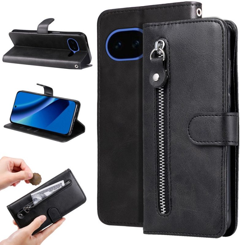 Lederhüllen Für Google Pixel 10a Reißverschlussfach