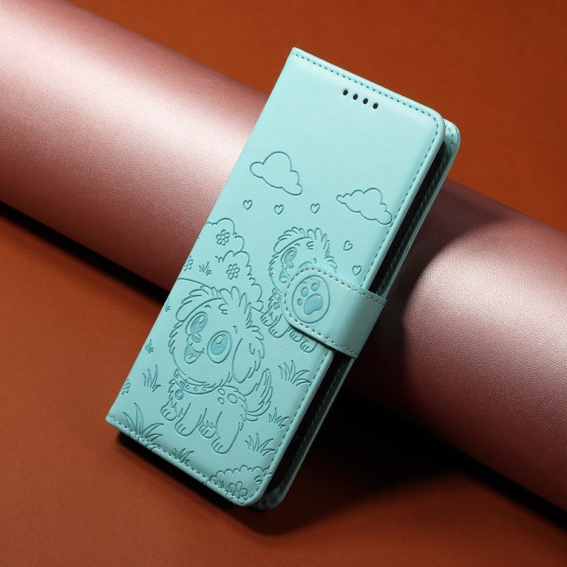 Lederhüllen Für Google Pixel 10a Rfid-schutz Und Hundemotiv