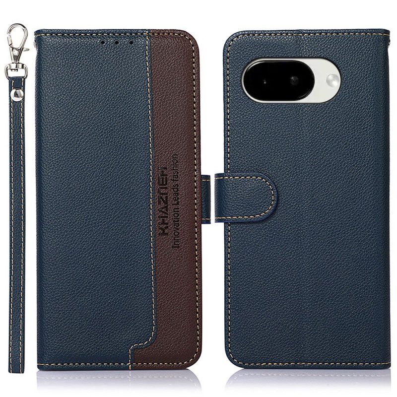 Lederhüllen Für Google Pixel 10a Zweifarbig Khazneh