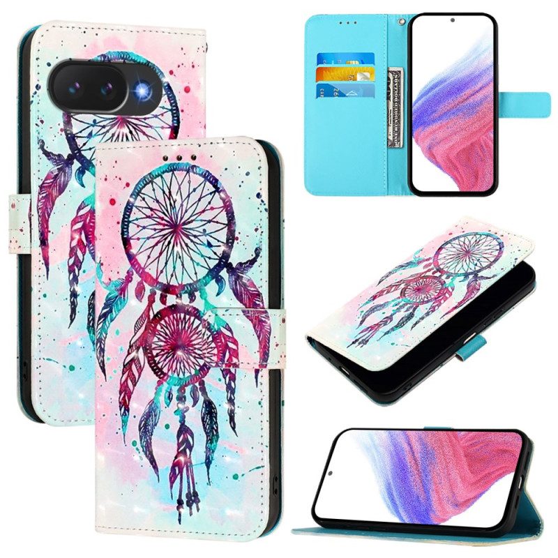 Lederhüllen Google Pixel 10a Bunter Traumfänger