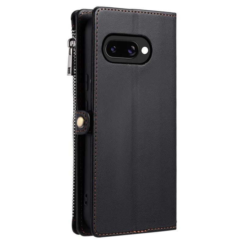 Lederhüllen Google Pixel 10a Geldbörse Mit 8 Kartenfächern Und Lanyard