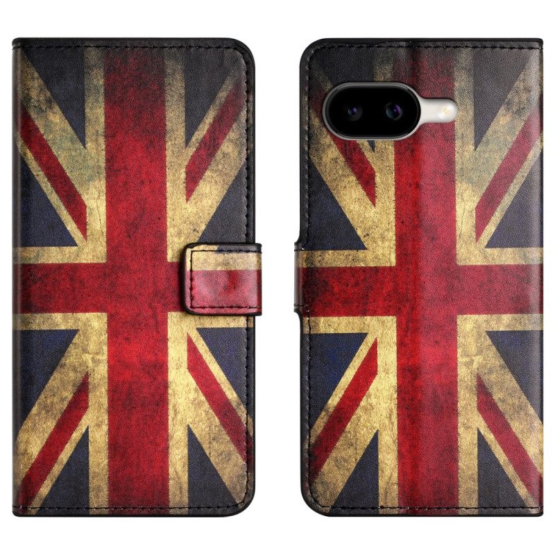 Lederhüllen Google Pixel 10a Handyhülle Union Jack