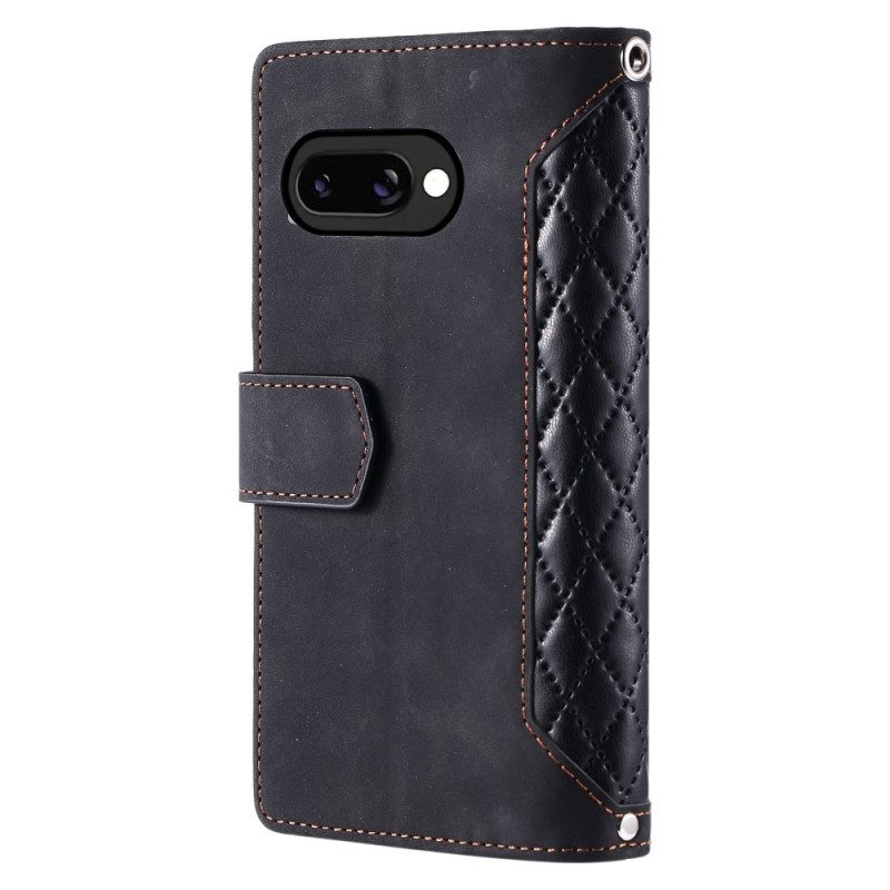 Lederhüllen Google Pixel 10a Handyhülle Vintage Gesteppt