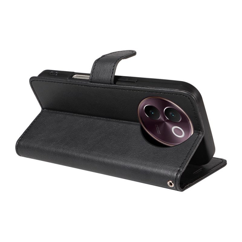 Lederhüllen Vivo V40 Lite 5g Glattlederoptik