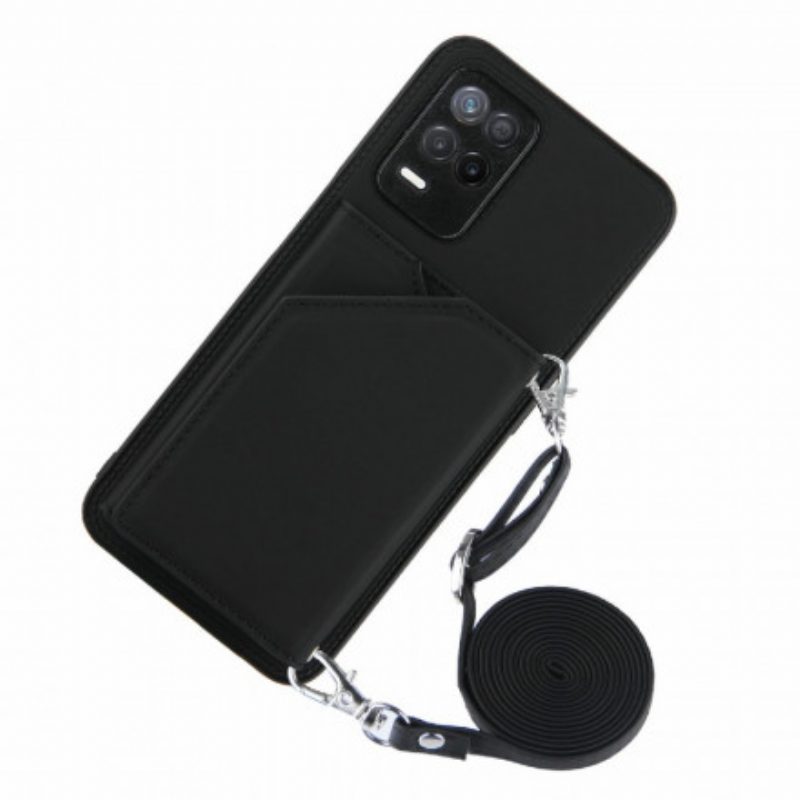 Handyhülle Für Realme 8 5G Schultergurt. Kartenhalter