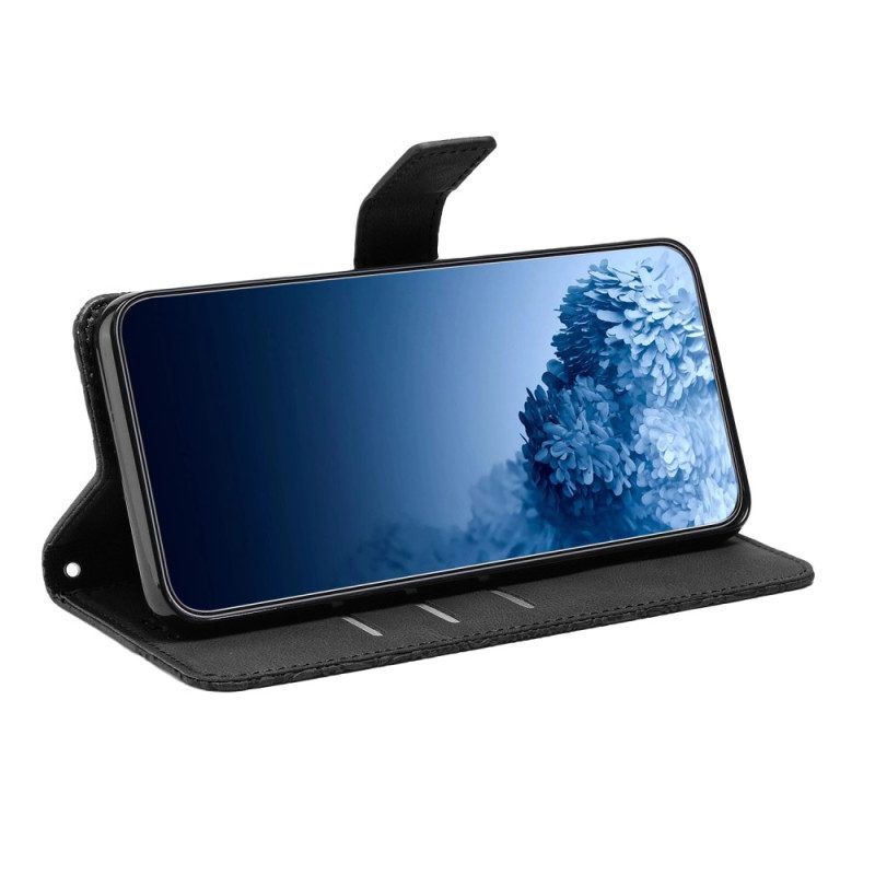 Flip Case Für Samsung Galaxy A34 5G Mit Kordel Dezentes Riemchen-mandala