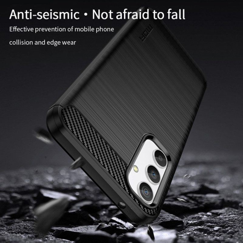 Hülle Für Samsung Galaxy A34 5G Mofi Gebürstete Kohlefaser