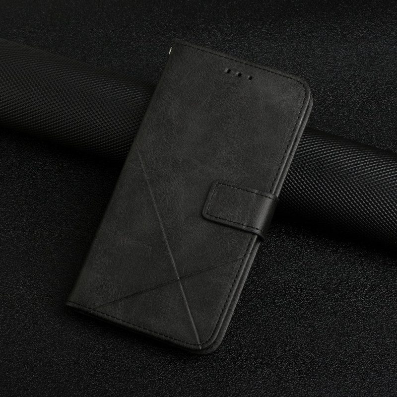 Lederhüllen Für Samsung Galaxy A34 5G Mit Kordel Lanyard-linien