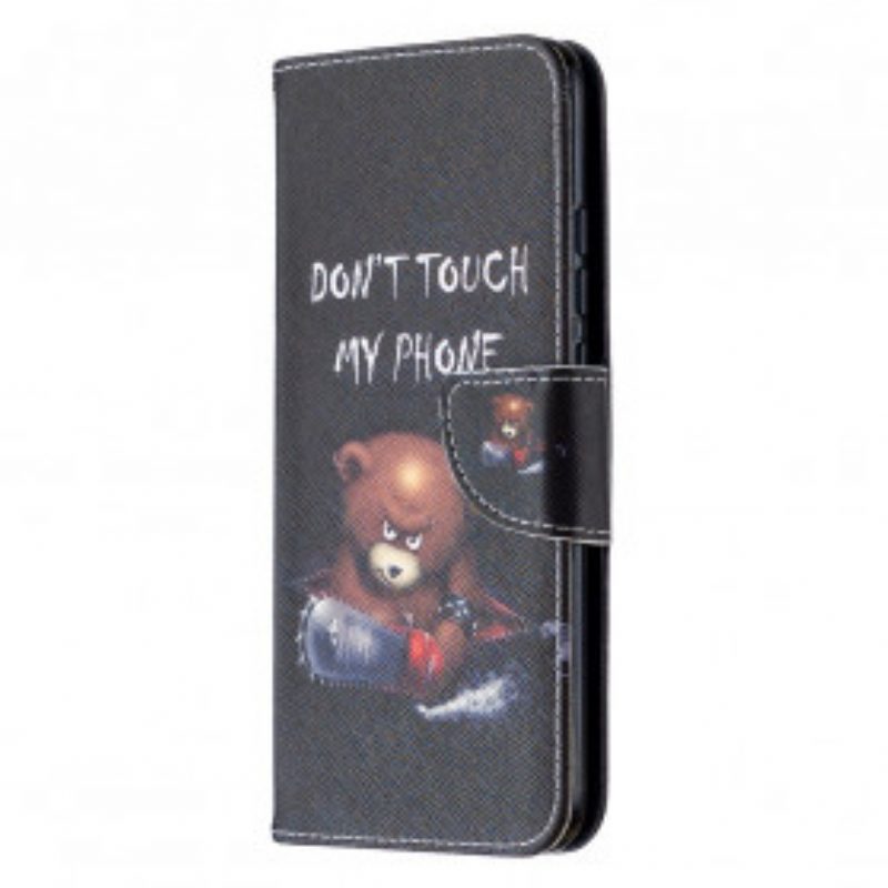Flip Case Für Xiaomi Redmi 9C Gefährlicher Bär