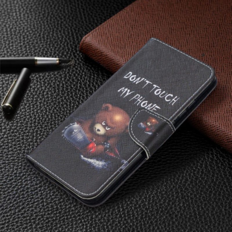Flip Case Für Xiaomi Redmi 9C Gefährlicher Bär