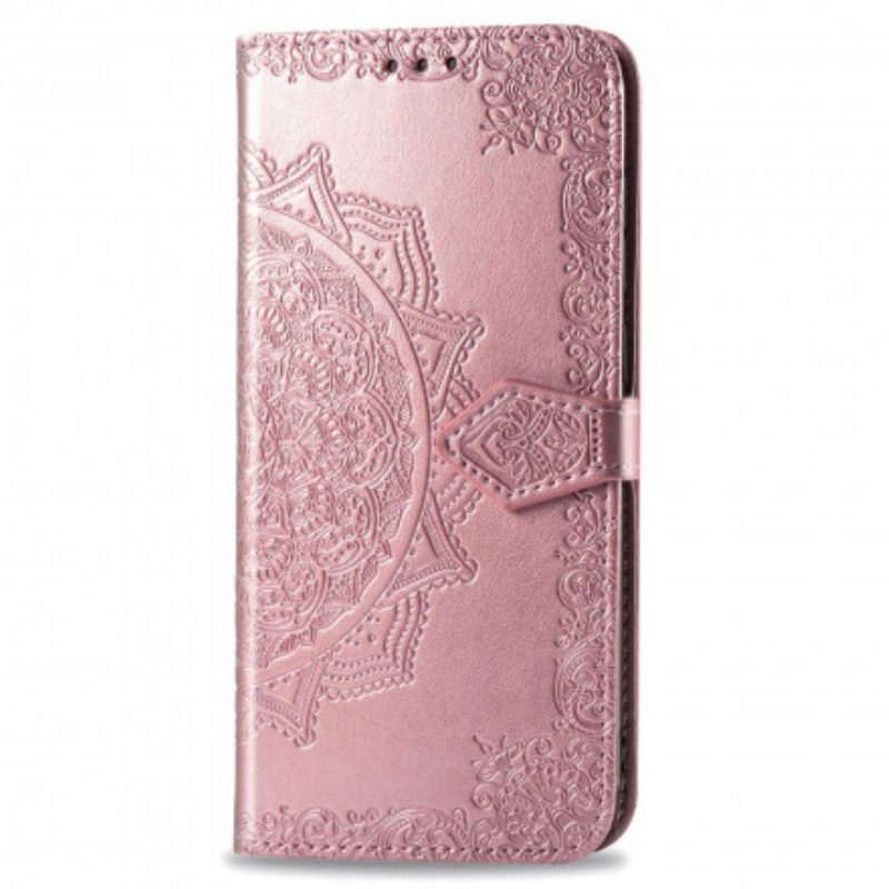 Flip Case Für Xiaomi Redmi 9C Mandala-mittelalter