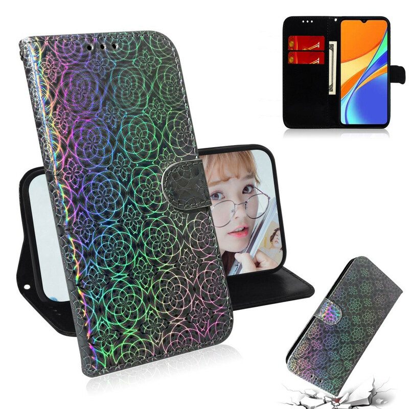 Flip Case Für Xiaomi Redmi 9C Pure Farbe