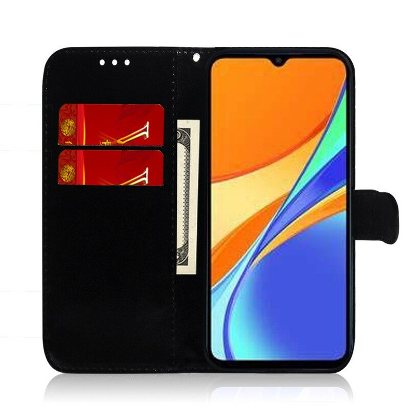 Flip Case Für Xiaomi Redmi 9C Pure Farbe